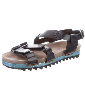 Lanvin Alber Elbaz Snakeskin Men’s Sandals Size 11